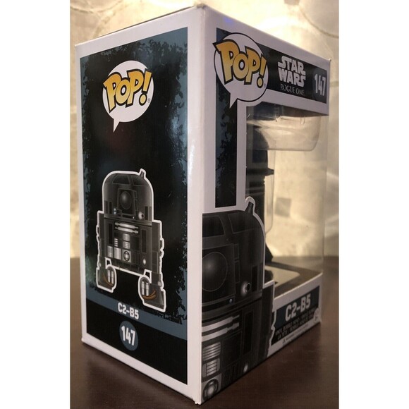 Funko Pop! Star Wars Rogue One C2-B5 Droid #147 Vinyl Bobble-Head Figure NEW - Picture 2 of 11